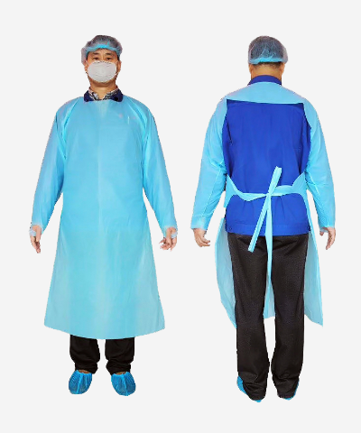 Level 3 – Disposable gown, Open Back, Individual Poly Bag – $1.24 PC (Free Shipping)